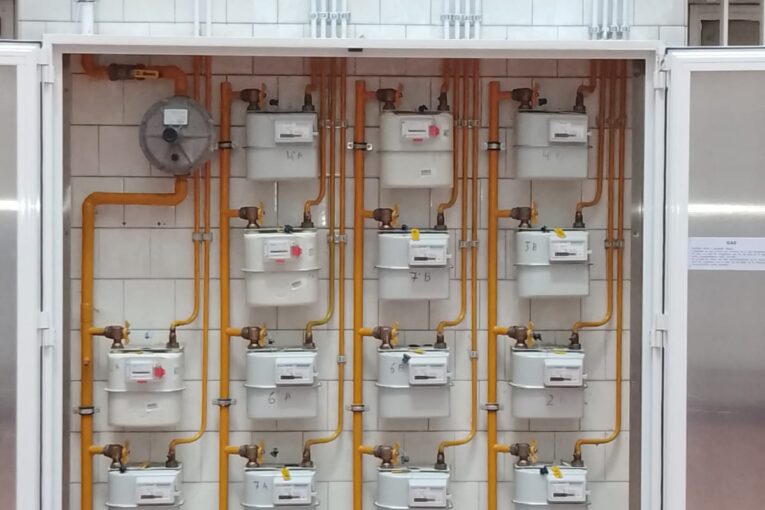 Centralización de contadores de gas.